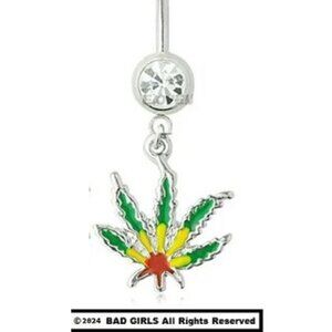 Special Leaf Belly - Navel Bar Barbell